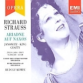 RUDOLF KEMPE / ルドルフ・ケンペ / R.シュトラウス:『ナクソス島のアリアドネ』全曲 / R.STRAUSS : ARIADNE AUF NAXOS