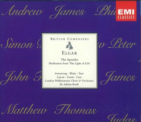 ADRIAN BOULT / エイドリアン・ボールト / ELGER: THEELGER: THE APOSTLESAPOSTLES