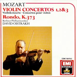 DAVID OISTRAKH / ダヴィド・オイストラフ / MOZART: VIOLIN CONCERTOS 1,2 & 3 / RONDO, K.373