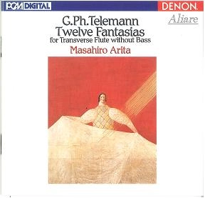 MASAHIRO ARITA / 有田正広 / TELEMANN:TWELVE FANTASIAS
