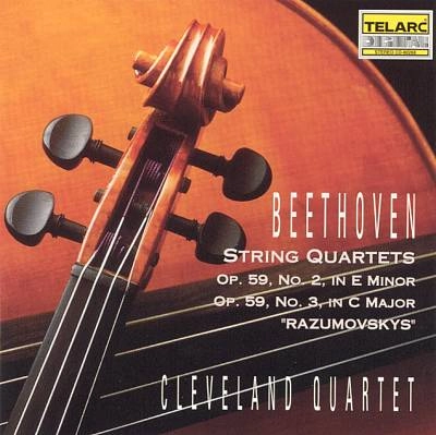 CLEVELAND QUARTET / クリーヴランド弦楽四重奏団 / ベートーヴェン:弦楽四重奏曲第8番「ラズモフスキー第2番」/第9番「ラズモフスキー第3番」 / BEETHOVEN:STRING QUARTET 8&9