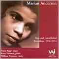 MARIAN ANDERSON / マリアン・アンダーソン / RARE AND UNPUBLISHED RECORDINGS 1936-52