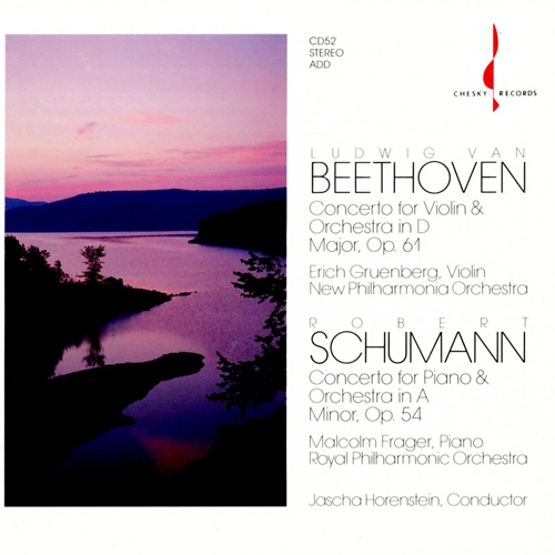 JASCHA HORENSTEIN / ヤッシャ・ホーレンシュタイン / BEETHOVEN: VIOLIN CONCERTO / SCHUMANN: PIANO CONCERTO 