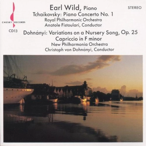 EARL WILD / アール・ワイルド / " TCHAIKOVSKY:PIANO CONCERTO NO.1/E.DOHNANY: VARIATIONS NURSERY SONG, ETC"