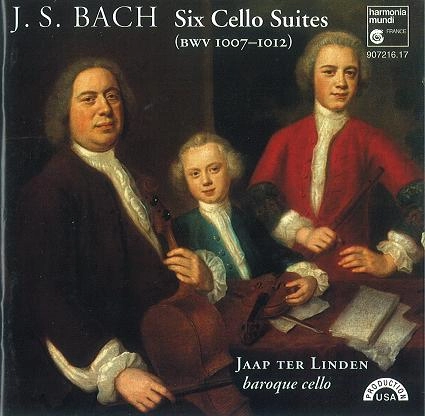 JAAP TER LINDEN / ヤープ・テル・リンデン / BACH: SUITES FOR SOLO CELLO