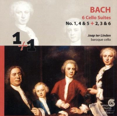 JAAP TER LINDEN / ヤープ・テル・リンデン / J.S.BACH: 6 CELLO SUITE BWV 1007-1012