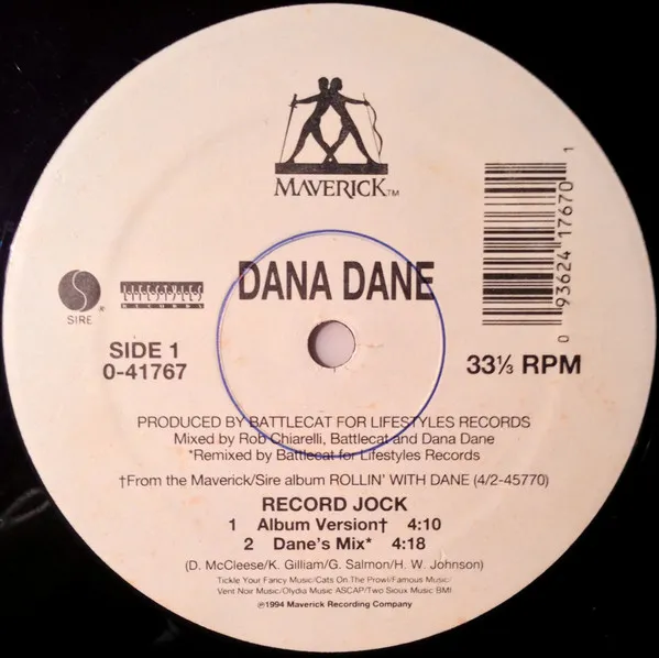 DANA DANE / RECORD JOCK