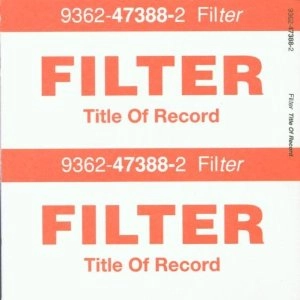 FILTER / フィルター / TITLE OF RECORD