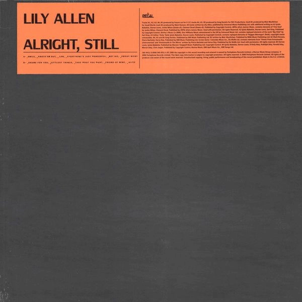 LILY ALLEN / リリー・アレン / ALRIGHT, STILL