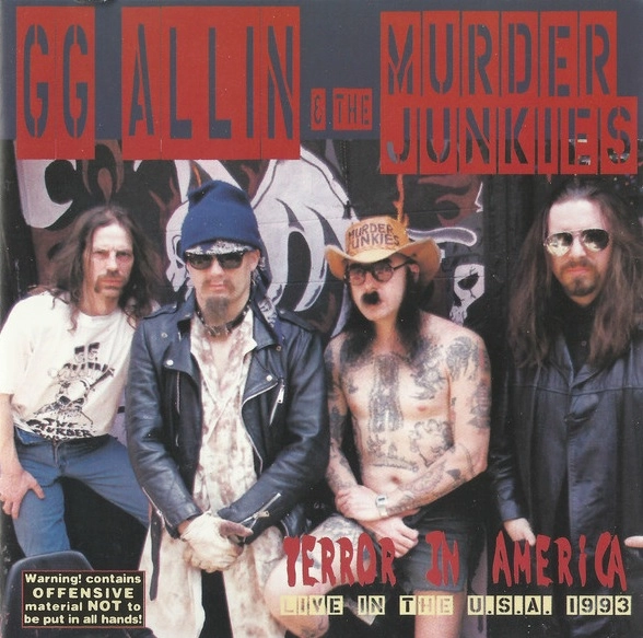 GG ALLIN & THE MURDER JUNKIES / ジージーアリンアンドザマーダージャンキース / TERROR IN AMERICA