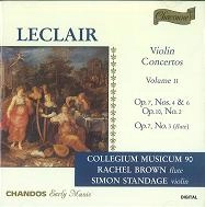 COLLEGIUM MUSICUM 90 / コレギウム・ムジクム90 / LECLAIR:CT VLN OP 7 #4/6/OP 10 #2/+