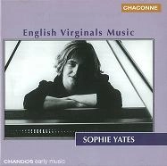 SOPHIE YATES / ソフィー・イェーツ / ENGLISH VIRGINALS MUSIC