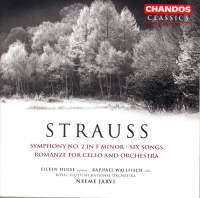 DETROIT SO/JARVI / R.STRAUSS:SYM IN F MINOR/ROMANZE/6 LIEDER