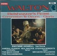 DAVID WILLCOCKS / デイヴィッド・ウィルコックス / WALTON:BELSHAZZAR'S FEAST/GLORIA/DEUM