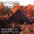 JAMES SEDARES / ジェームズ・セダレス / RANDOLL THOMPSON:SYMPHONIES NOS.1-3