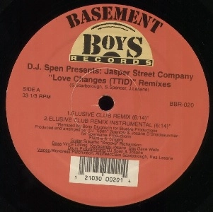 DJ SPEN PRESENTS JASPER STREET CO. / LOVE CHANGES (TTID REMIXES)