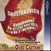 OLEG CAETANI / オレグ・カエターニ / SHOSTAKOVICH: SYMPHONY NO.12&2