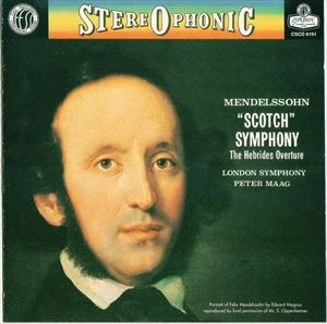 PETER MAAG / ペーター・マーク / MENDELSSOHN: SYMPHONY NO.3"SCOTCH"