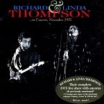 RICHARD THOMPSON / LINDA THOMPSON / リチャード&リンダ・トンプソン / IN CONCERT 1975