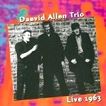 DAEVID ALLEN TRIO / デイヴィッド・アレン・トリオ / LIVE 1963