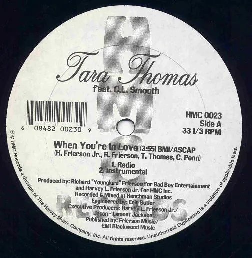 TARA THOMAS / WHEN YOU'RE IN LOVE