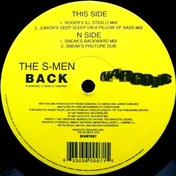 S-MEN / BACK