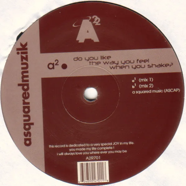 ANGEL ALANIS / DO YOU LIKE THE WAY YOU FEEL WHEN YOU SHAK
