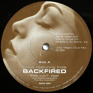 INDIA / インディア / BACKFIRED - USA