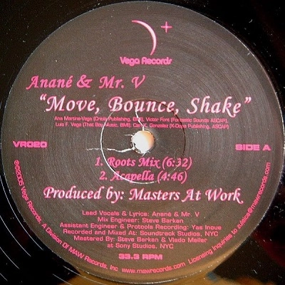 ANANE & MR. V / MOVE BOUNCE SHAKE