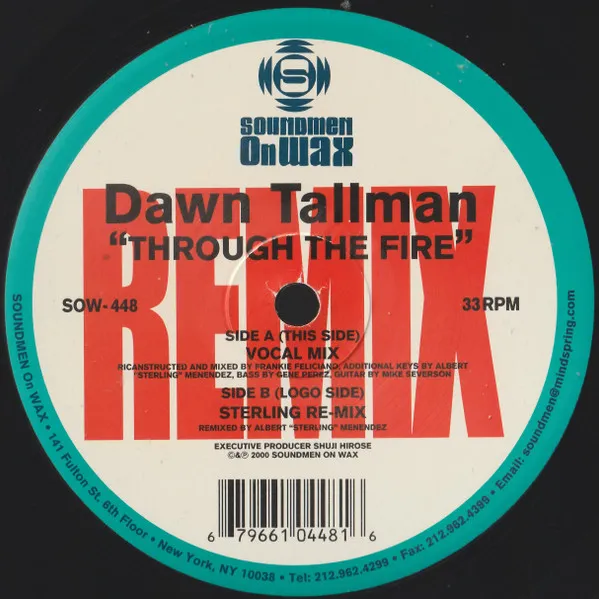 DAWN TALLMAN / THROUGH THE FIRE