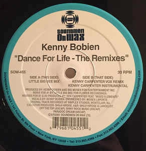 KENNY BOBIEN / ケニー・ボビアン / DANCE FOR LIFE RMXS - USA