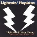 LIGHTNIN' HOPKINS / ライトニン・ホプキンス / LIGHTNIN'STRIKES TWICE