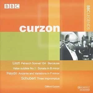 CLIFFORD CURZON / "LISZT, HAYDN & SCHUBERT"