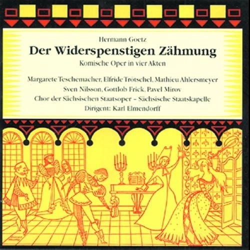 KARL ELMENDORFF / カール・エルメンドルフ / GOETZ: DER WINDERSPENSTIGEN ZAEHMUNG 