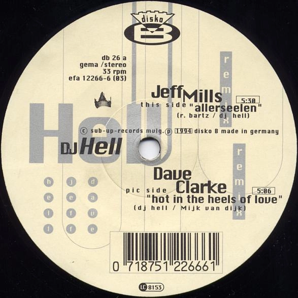 DJ HELL / DJヘル / HELL ARGERE DICH NICHT