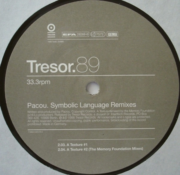PACOU / SYMBOLIC LANGUAGE RMX