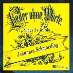 JOHANNES SCHMOELLING / ヨハネス・シュメーリング / SONGS NO WORDS