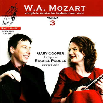 RACHEL PODGER / レイチェル・ポッジャー / MOZART:VIOLIN SONATAS VOL3 