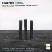 PAAVO JARVI / パーヴォ・ヤルヴィ / PART:SUMMA/SYMPHONY NO.3