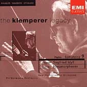 OTTO KLEMPERER / オットー・クレンペラー / マーラー:交響曲第9番ニ長調 / MAHLER: SYMPHONY NO.9
