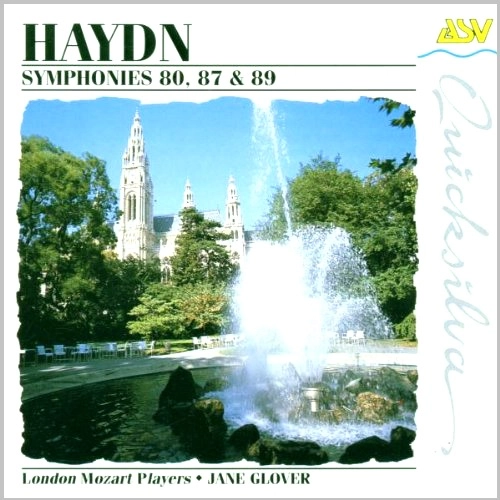 JANE GLOVER / ジェーン・グラヴァー / "HAYDN: SYMPHONIES NOS.80, 87 & 89"