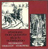 EMANUEL FEUERMANN / エマヌエル・フォイアマン / DON QUIXOTE/SCHELOMO