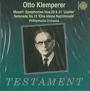 OTTO KLEMPERER / オットー・クレンペラー / MOZART:SYMPHONIES 29&41/SERENADE NO.13