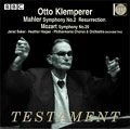 OTTO KLEMPERER / オットー・クレンペラー / MAHLER:SYMPHONY NO.2/MOZART:SYMPHONY NO.29