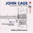 J. CAGE / COMP MUSIC PNO-VOL. 1