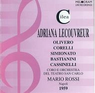 MARIO ROSSI / マリオ・ロッシ / CILEA:ADRIANA LECOUVREUR COMPLETE OPERA