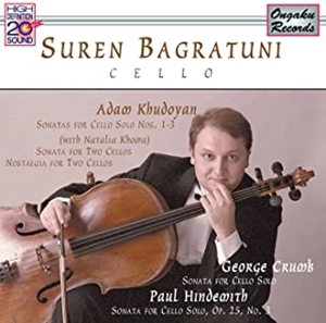SUREN BAGRATUNI / スレン・バグラトゥーニ / KHUDOYAN:SONATAS/CRUMB: SONATA/HINDEMITH: SONATA / KHUDOYAN:SONATAS/CRUMB: SONATA/HINDEMITH: SONATA 