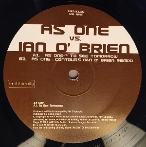 AS ONE / アズ・ワン / TO SEE TOMORROW