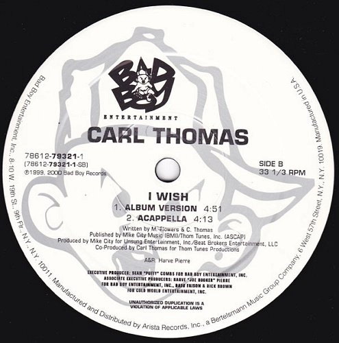 CARL THOMAS / カール・トーマス / I WISH