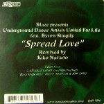 BLAZE PRESENTS UNDERGROUND DANCE ARTIST UNITED FOR LIFE / SPREAD LOVE(KIKO NAVARRO REMIX)